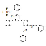 4-[3,4-Bis(benzyloxy)phenyl]-2,6-diphenylpyrylium Tetrafluoroborate