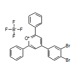 4-(3,4-Dibromophenyl)-2,6-diphenylpyrylium Tetrafluoroborate