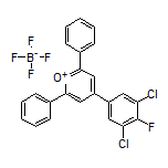 4-(3,5-Dichloro-4-fluorophenyl)-2,6-diphenylpyrylium Tetrafluoroborate