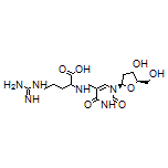 5-Guanidino-2-[[[1-[(2R,4S,5R)-4-hydroxy-5-(hydroxymethyl)tetrahydrofuran-2-yl]-2,4-dioxo-1,2,3,4-tetrahydropyrimidin-5-yl]methyl]amino]pentanoic Acid