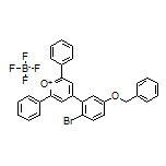 4-[5-(Benzyloxy)-2-bromophenyl]-2,6-diphenylpyrylium Tetrafluoroborate