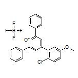 4-(2-Chloro-5-methoxyphenyl)-2,6-diphenylpyrylium Tetrafluoroborate