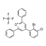 4-(2-Bromo-3-chlorophenyl)-2,6-diphenylpyrylium Tetrafluoroborate