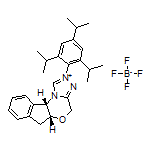 (5aR,10bS)-2-(2,4,6-Triisopropylphenyl)-4,5a,6,10b-tetrahydroindeno[2,1-b][1,2,4]triazolo[4,3-d][1,4]oxazin-2-ium Tetrafluoroborate