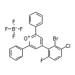 4-(2-Bromo-3-chloro-6-fluorophenyl)-2,6-diphenylpyrylium Tetrafluoroborate