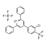 4-[3-Chloro-4-(trifluoromethyl)phenyl]-2,6-diphenylpyrylium Tetrafluoroborate