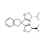 (4S,4’S)-2,2’-(2,3-Dihydro-1H-indene-2,2-diyl)bis(4-isopropyl-4,5-dihydrooxazole)