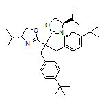 (4R,4’R)-2,2’-[1,3-Bis[4-(tert-butyl)phenyl]propane-2,2-diyl]bis(4-isopropyl-4,5-dihydrooxazole)