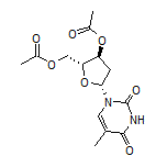 [(2R,3S,5R)-3-acetoxy-5-(5-methyl-2,4-dioxo-3,4-dihydropyrimidin-1(2H)-yl)tetrahydrofuran-2-yl]methyl Acetate