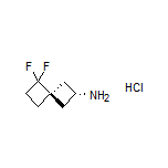 rel-(2S,4R)-5,5-Difluorospiro[3.3]heptan-2-amine Hydrochloride