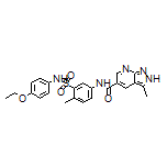 N-[3-[N-(4-Ethoxyphenyl)sulfamoyl]-4-methylphenyl]-3-methyl-2H-pyrazolo[3,4-b]pyridine-5-carboxamide