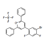 4-(5-Bromo-2,4-difluorophenyl)-2,6-diphenylpyrylium Tetrafluoroborate