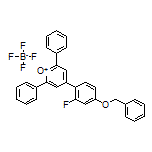 4-[4-(Benzyloxy)-2-fluorophenyl]-2,6-diphenylpyrylium Tetrafluoroborate