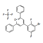 4-(3-Bromo-2,5-difluorophenyl)-2,6-diphenylpyrylium Tetrafluoroborate