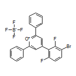 4-(3-Bromo-2,6-difluorophenyl)-2,6-diphenylpyrylium Tetrafluoroborate