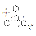 4-(2,6-Difluoro-4-nitrophenyl)-2,6-diphenylpyrylium Tetrafluoroborate