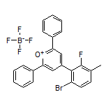 4-(6-Bromo-2-fluoro-3-methylphenyl)-2,6-diphenylpyrylium Tetrafluoroborate