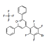 4-(4-Bromo-2,3,5,6-tetrafluorophenyl)-2,6-diphenylpyrylium Tetrafluoroborate