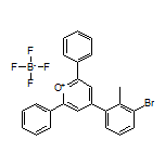 4-(3-Bromo-2-methylphenyl)-2,6-diphenylpyrylium Tetrafluoroborate