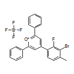 4-(3-Bromo-2-fluoro-4-methylphenyl)-2,6-diphenylpyrylium Tetrafluoroborate