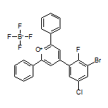 4-(3-Bromo-5-chloro-2-fluorophenyl)-2,6-diphenylpyrylium Tetrafluoroborate