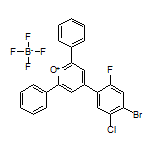 4-(4-Bromo-5-chloro-2-fluorophenyl)-2,6-diphenylpyrylium Tetrafluoroborate