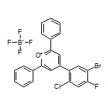 4-(5-Bromo-2-chloro-4-fluorophenyl)-2,6-diphenylpyrylium Tetrafluoroborate