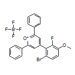 4-(6-Bromo-2-fluoro-3-methoxyphenyl)-2,6-diphenylpyrylium Tetrafluoroborate