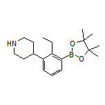 2-Ethyl-3-(4-piperidyl)phenylboronic Acid Pinacol Ester