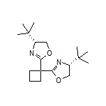 (4R,4’R)-2,2’-(Cyclobutane-1,1-diyl)bis[4-(tert-butyl)-4,5-dihydrooxazole]