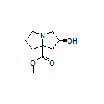 Methyl (2S)-2-Hydroxytetrahydro-1H-pyrrolizine-7a(5H)-carboxylate