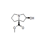 Methyl (2S,7aS)-2-Hydroxytetrahydro-1H-pyrrolizine-7a(5H)-carboxylate