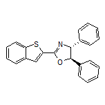 (4R,5R)-2-(Benzo[b]thiophen-2-yl)-4,5-diphenyl-4,5-dihydrooxazole