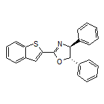 (4S,5S)-2-(Benzo[b]thiophen-2-yl)-4,5-diphenyl-4,5-dihydrooxazole