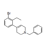 1-Benzyl-4-(3-bromo-2-ethylphenyl)-1,2,3,6-tetrahydropyridine