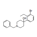 1-Benzyl-4-(3-bromo-2-ethylphenyl)piperidin-4-ol