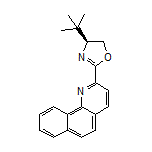 (S)-2-(Benzo[h]quinolin-2-yl)-4-(tert-butyl)-4,5-dihydrooxazole