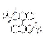 (S)-3,3’-Dimethoxy-2,2’-bis(trifluoromethanesulfonyloxy)-1,1’-binaphthyl