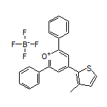 4-(3-Methyl-2-thienyl)-2,6-diphenylpyrylium Tetrafluoroborate