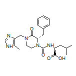 (S)-2-[(S)-2-Benzyl-4-[(5-methyl-4-imidazolyl)methyl]-3-oxopiperazine-1-carboxamido]-4-methylpentanoic Acid