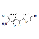 9-Amino-3,10-dibromo-8-chloro-5,6-dihydro-11H-benzo[5,6]cyclohepta[1,2-b]pyridin-11-one