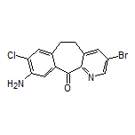 9-Amino-3-bromo-8-chloro-5,6-dihydro-11H-benzo[5,6]cyclohepta[1,2-b]pyridin-11-one