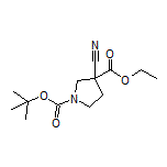 Ethyl 1-Boc-3-cyanopyrrolidine-3-carboxylate