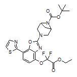 Ethyl 2-[[2-(6-Boc-3,6-diazabicyclo[3.1.1]heptan-3-yl)-7-(thiazol-2-yl)benzo[d]oxazol-4-yl]oxy]-2,2-difluoroacetate