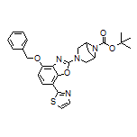 4-(Benzyloxy)-2-(6-Boc-3,6-diazabicyclo[3.1.1]heptan-3-yl)-7-(thiazol-2-yl)benzo[d]oxazole