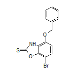 4-(Benzyloxy)-7-bromobenzo[d]oxazole-2(3H)-thione