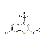 4-(Boc-amino)-2-chloro-5-(trifluoromethoxy)pyridine