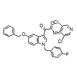 2-[5-(Benzyloxy)-1-(4-fluorobenzyl)-1H-indol-3-yl]-N-(3,5-dichloropyridin-4-yl)-2-oxoacetamide