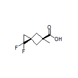 cis-1,1-Difluoro-5-methylspiro[2.3]hexane-5-carboxylic Acid