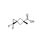 trans-1,1-Difluoro-5-methylspiro[2.3]hexane-5-carboxylic Acid